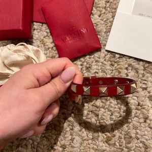 Valentino rockstud bracelet